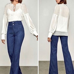 BCBGMaxAzria High Waisted Bootcut